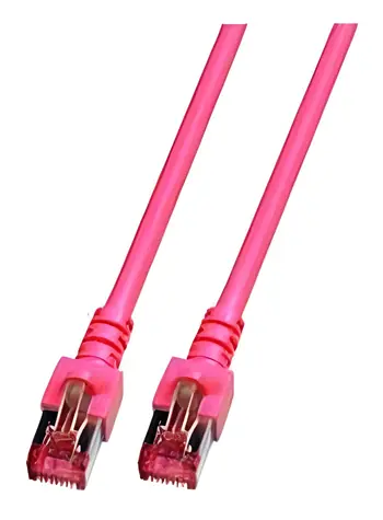 EFB Cat6 magenta 5 m / Kabel krosowy / SF/UTP / RJ-45 / LSZH