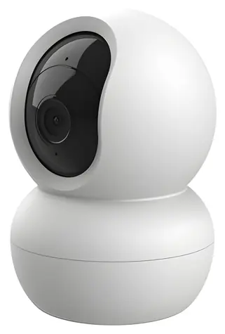 Trust IPCAM-2800 biała / Kamera IP bezpieczeństwa / obrotowa / Wi-Fi / 3MP / noktowizor 8 m