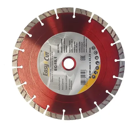 Segment CEDIMA / Segment tarczy diamentowej / Średnica 125 mm / Szerokość 1,9 mm