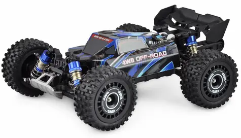 AMEWI Buggy Hyper Go niebieski / 1:16 / RTR / 4WD / 62 km/h / 1050mAh Li-Po / od 14 lat