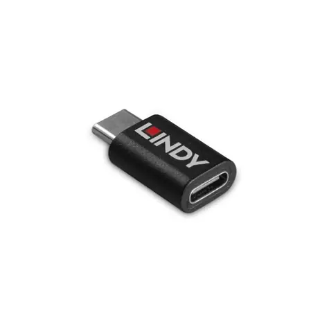 Lindy USB-C - USB-C czarny / bloker danych USB / 100 W / USB 3.2