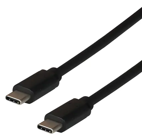 EFB USB-C - kabel USB-C 1 m czarny / Kabel / USB 2.0 / 480 Mbit/s / 3 A