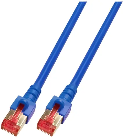 EFB CAT6 S/FTP 0,25 m niebieski / Kabel krosowy / LSZH / RJ45