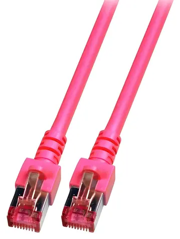 EFB CAT6 S/FTP 15m magenta / Kabel krosowy / RJ45-RJ45 / LSZH / 250 MHz
