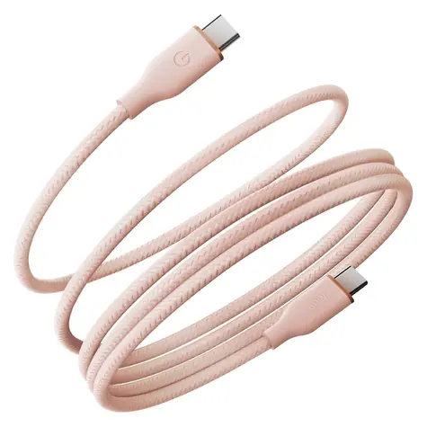 Energea Helix 60 różowy / Kabel ładujący / Magnetyczny / USB-C / USB-C / 60 W / 1,5 m