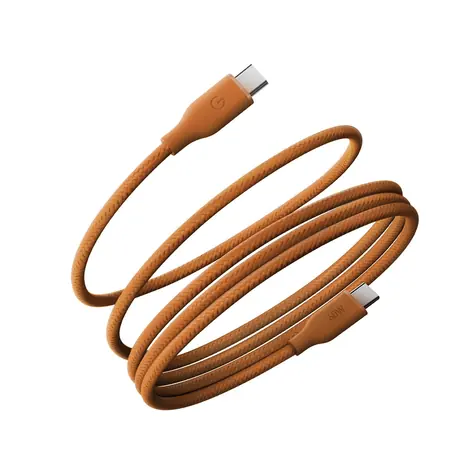 Energea Helix 60 pomarańczowy / Kabel ładujący / Magnetyczny / USB-C / USB-C / 60 W / 1,5 m