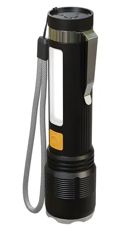 Extralink Wili / Latarka LED / 700 lm / Ładowana przez USB / 5 trybów / Wodoodporna