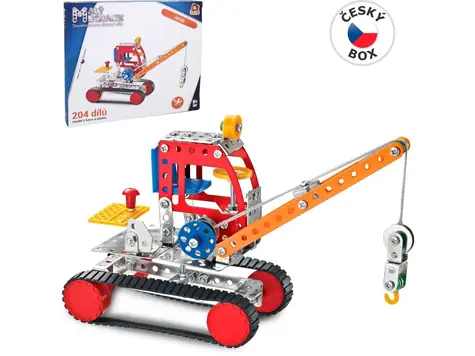 ZROBIONY Mały dźwig mechaniczny / 204 elementy / od 8 lat