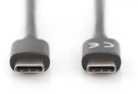 Digitus czarny / kabel USB-C do USB-C / USB 2.0 / 1 m