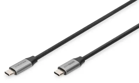 Digitus USB-C - USB-C / Kabel połączeniowy / PD 60W / USB 3.0 Gen1 / 4K / 1 m