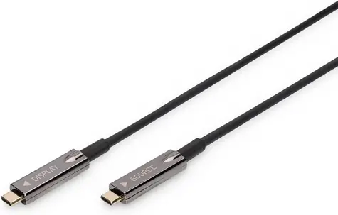 Digitus USB-C AOC / Aktywny optyczny kabel AV / 4K