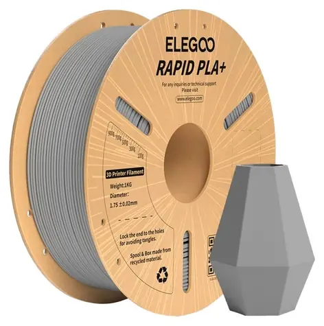 Elegoo Rapid PLA+ szary / Filament do drukarki 3D / PLA+ / 1,75 mm / 1 kg