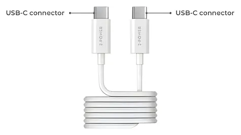 2-Power USB-C 100 W / Kabel danych / USB-C do USB-C / 5 A / 2 m