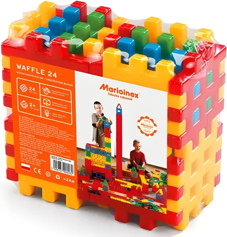 MARIOINEX Zestaw do budowy gofrów / 24 elementy