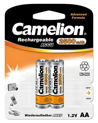 Camelion AA (R06) 2500 mAh / Akumulator / Ni-MH / 2 szt. + etui