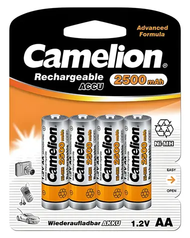 Camelion AA (R06) 2500 mAh / Akumulator / Ni-MH / 4 szt.