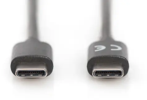 Digitus czarny / kabel USB-C / USB-C - USB-C (M/M) / 3 m / 3 A / USB 2.0