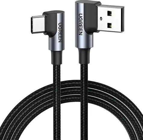 Ugreen UGR1467 czarny / Kabel / USB-A - USB-C / 3 m