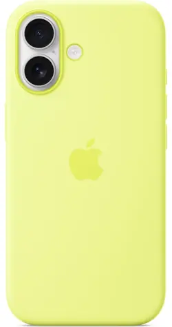 Etui silikonowe Apple Neon Yellow z MagSafe / iPhone 17