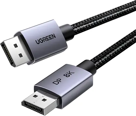 Kabel Ugreen czarny / DisplayPort / 8K / 144 Hz / 1 m