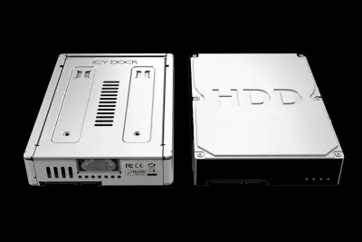 ICY DOCK MB982SP-1S / Konwerter / 2,5" SATA na 3,5" SAS/SATA / 6 Gbit/s / metalowy (SECC)