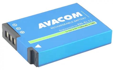 Nikon EN-EL12 / Akumulator / Li- ION / 3,7 V / 1100 mAh / 4,1 Wh