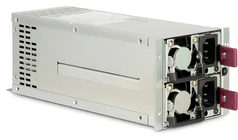 Inter-tech ASPOWER R2A-DV0550-N szary / Zasilacz serwerowy / 550 W / 80 PLUS Gold / redundantny 2U / aktywny PFC