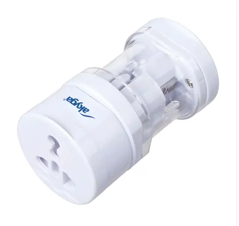 Akyga biały / Adapter podróżny / uniwersalny / 110-250 V