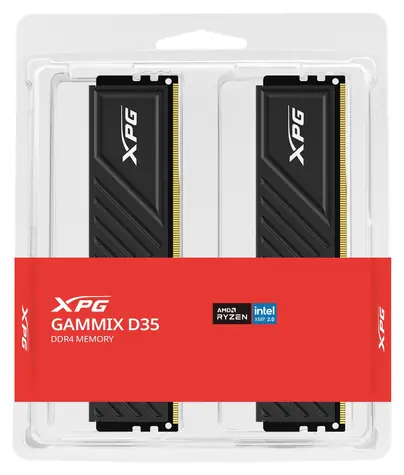 ADATA XPG Gammix D35 czarny / pamięć RAM / 16 GB (2x8 GB) / DDR4 / 3600 MHz / CL18