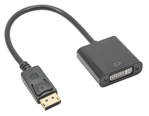Akyga DVI (F) - DisplayPort (M) / Adapter / ABS / 20 cm
