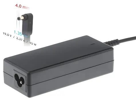 Akyga / Ładowarka do laptopa / do Asus / 19V / 2.37A / 45W / 4.0x1.35mm