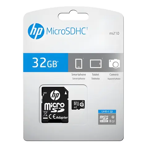 HP mi210 32GB / Karta pamięci / Micro SDHC / Klasa 10 / 20 MB/s