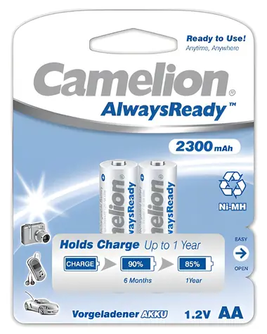 Camelion AlwaysReady / Akumulator / AA (R06) / Ni-MH / 2300 mAh / 2 szt.