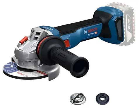 BOSCH GWS 18V-11 S Professional / Szlifierka kątowa akumulatorowa / 125 mm / 9000 obr./min / bez akumulatora