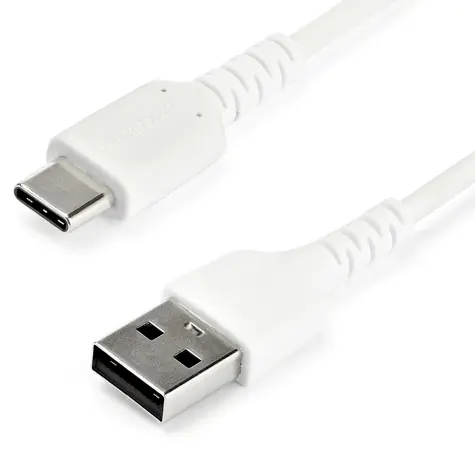 StarTech USB-A do USB-C biały / Kabel danych / Włókno aramidowe / 480 Mb/s / 2 m