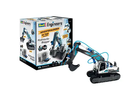 Kalendarz adwentowy Revell Koparka hydrauliczna / zestaw