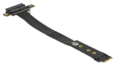 DeLock 64131 czarny / Adapter / Klucz M.2 M / PCIe x4 NVMe / kabel 20 cm