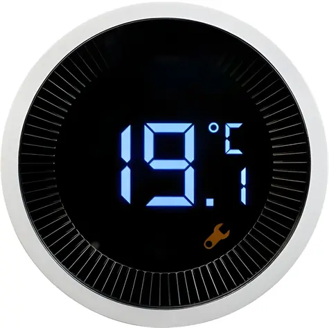 Brennenstuhl Connect / Głowica termostatyczna / ZigBee / Wyświetlacz LCD