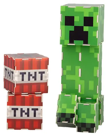 Zestaw konstrukcyjny PALADONE Creeper / Minecraft / 50 elementów / od 6 lat