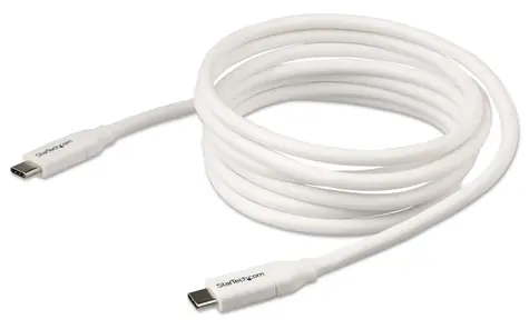 StarTech USB-C biały / Kabel zasilający / PD 5A / 2m