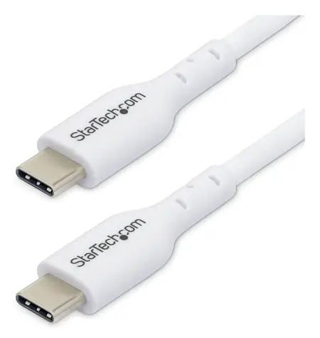 StarTech USB-C 60W biały / Kabel ładujący / USB-C - USB-C / Power Delivery / 1 m