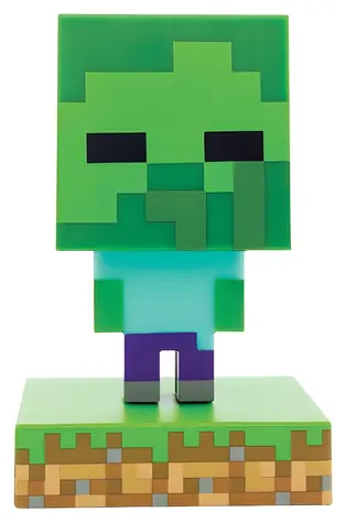 Ikona światła Paladone Minecraft Zombie / Lampa stołowa