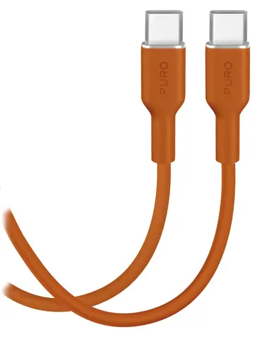 Puro Soft Desert Sun / Kabel do transmisji danych / USB-C - USB-C / 25 W / 1,5 m