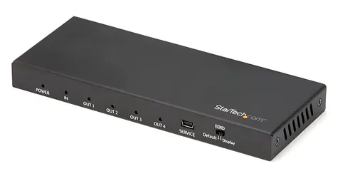 Rozdzielacz StarTech czarny / HDMI / 1x4 HDMI / 4K / 60 Hz