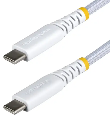 StarTech Rugged biały / Kabel ładujący / USB-C do USB-C / 60 W PD / 3 m