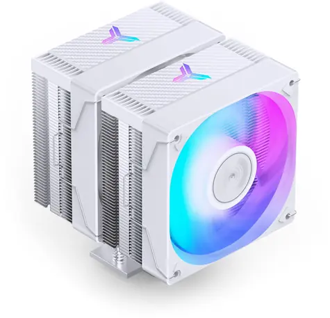 Jonsbo CR-3000E biały / chłodzenie procesora / Dual-Tower / RGB / 120 mm / AM5
