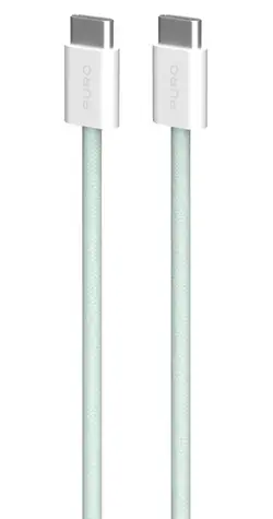 Puro Fabrik FABK4 zielony / Kabel danych USB-C do USB-C / 60 W / 1,5 m