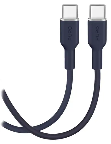 Puro Crown Blue / Kabel do transmisji danych / USB-C - USB-C / 25 W / 1,5 m