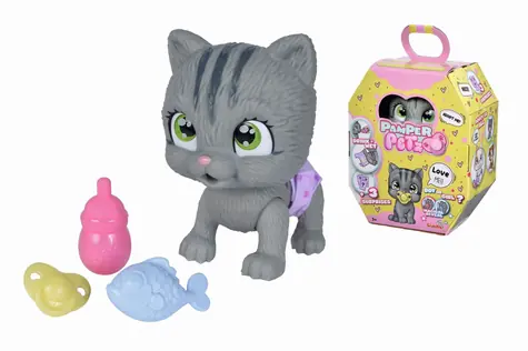 Simba Pamper Petz Cat / Pije i sika / 15 cm / od 3 lat