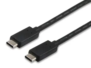Equip USB-C 1m czarny / Kabel danych / USB-C - USB-C / USB 2.0 / 480 Mbit/s
